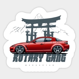 Rotary gang RX8 Sticker